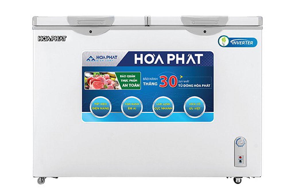 Tủ đông Hòa Phát 205L HCFI-506S2Đ2 - 2 ngăn