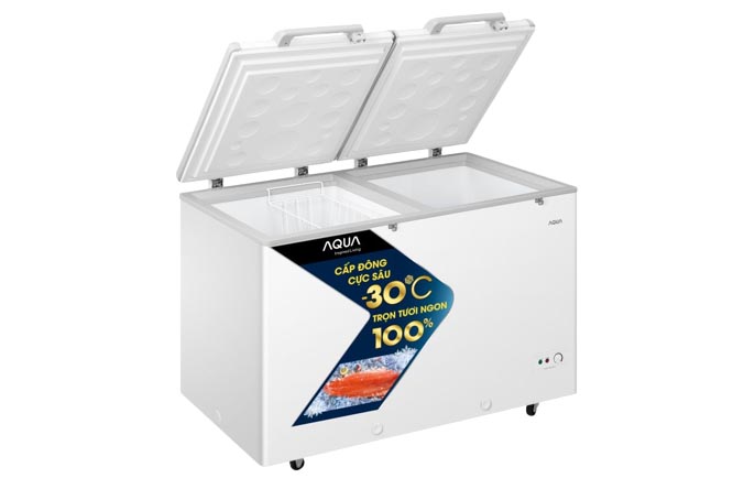 Tủ bảo quản 2 ngăn 365L Aqua AQF-C5702S