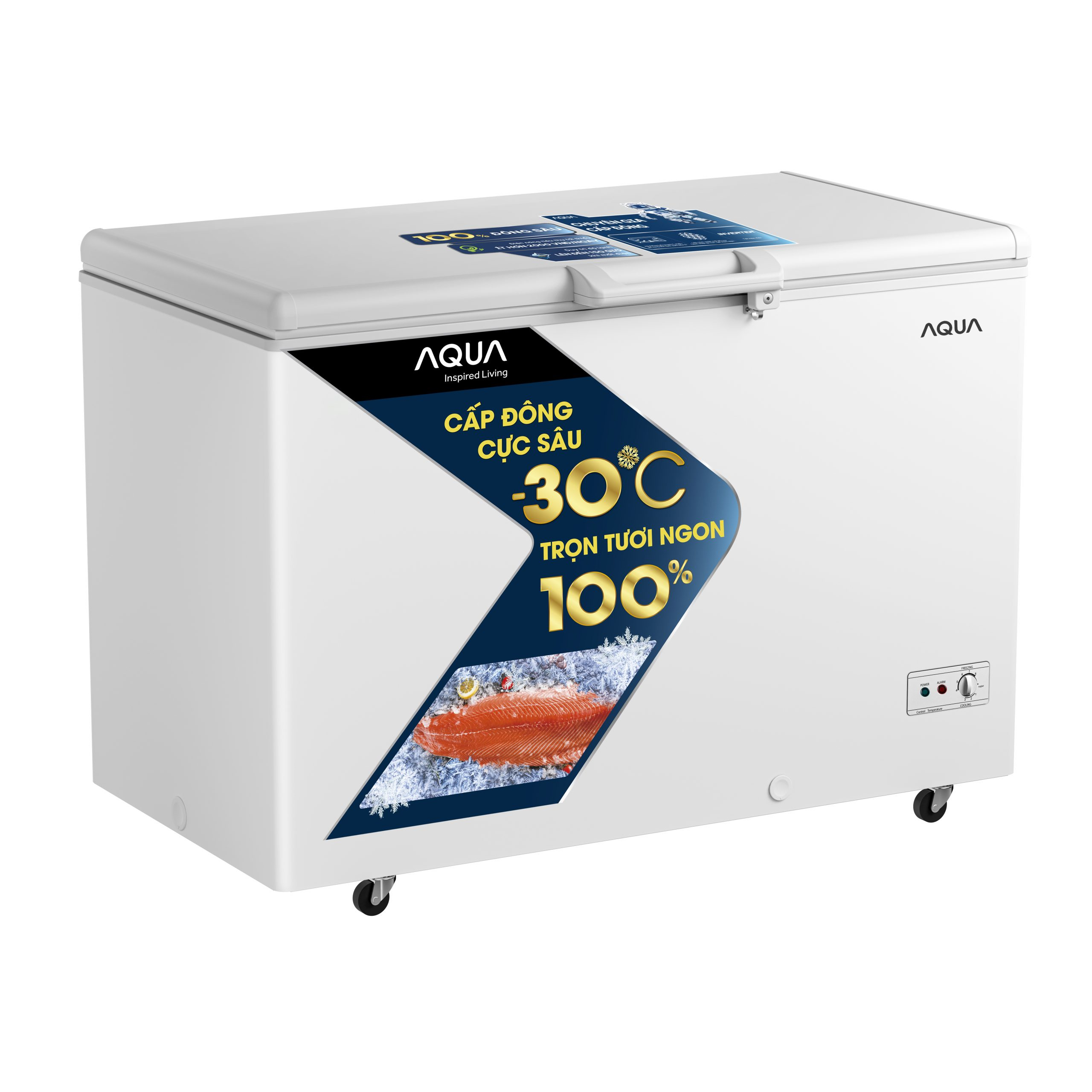 Tủ bảo quản Aqua 1 ngăn 379L AQF-C4801EN dàn nhôm