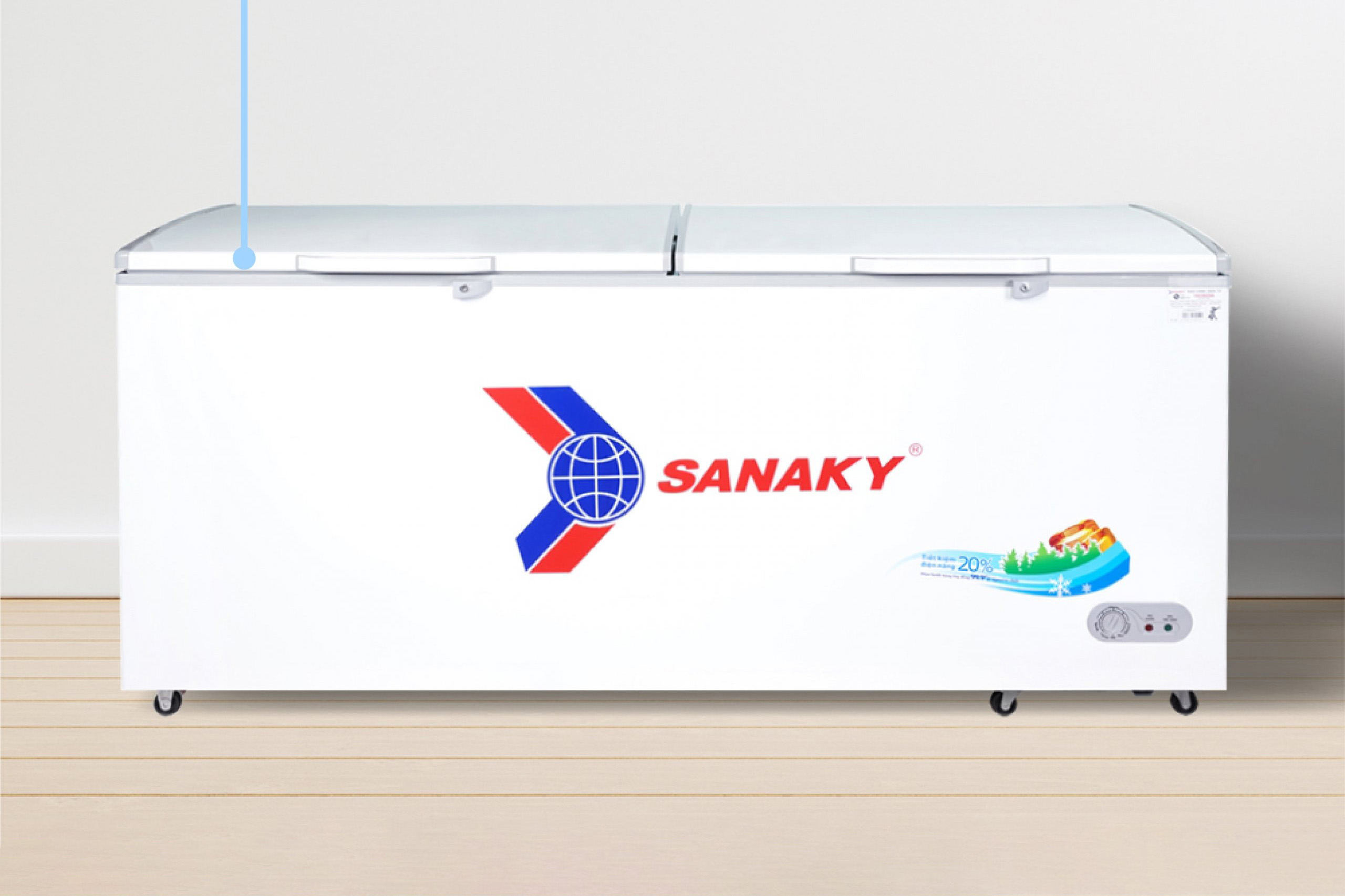 Tủ bảo quản Sanaky 860 lít VH-8699HY, 1 ngăn, 2 cánh