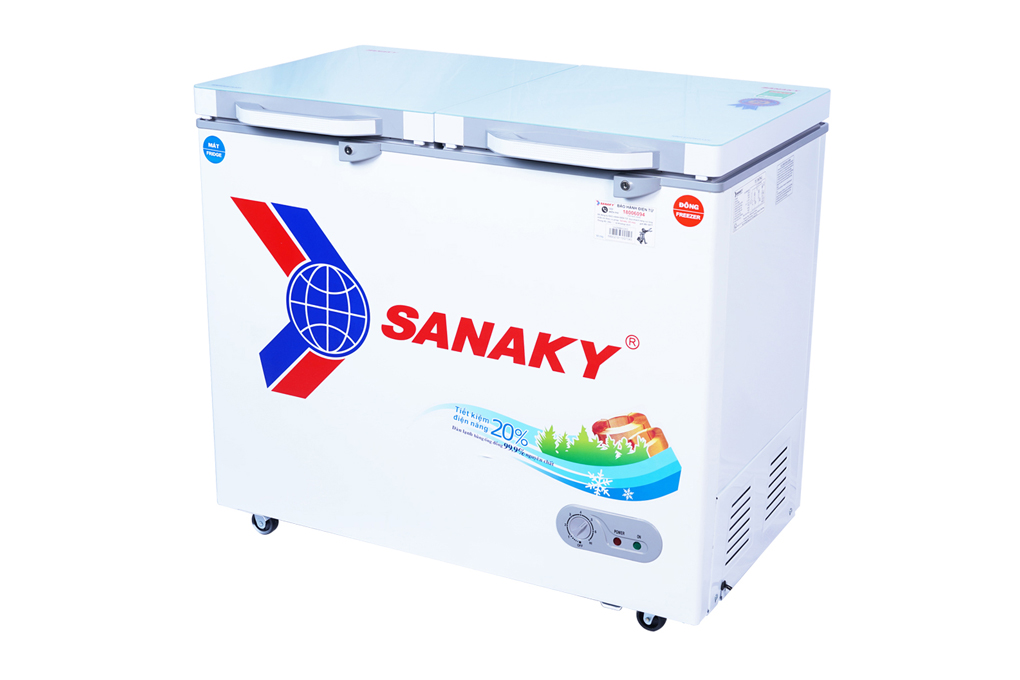 Tủ bảo quản 2 ngăn Sanaky 280L VH-2899W2KD