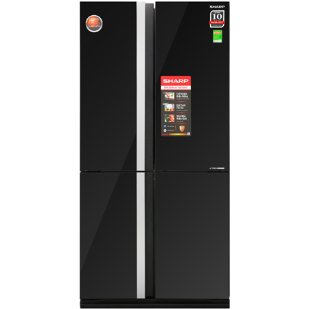 Tủ lạnh Sharp Inverter 678 lít SJ-FX688VG-BK