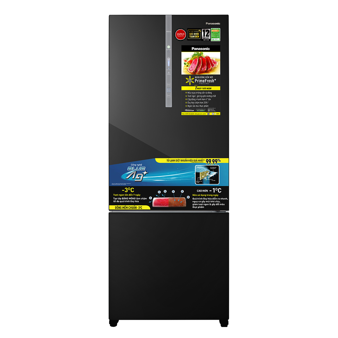 Tủ lạnh Panasonic inverter 420 lít NR-BX471WGKV