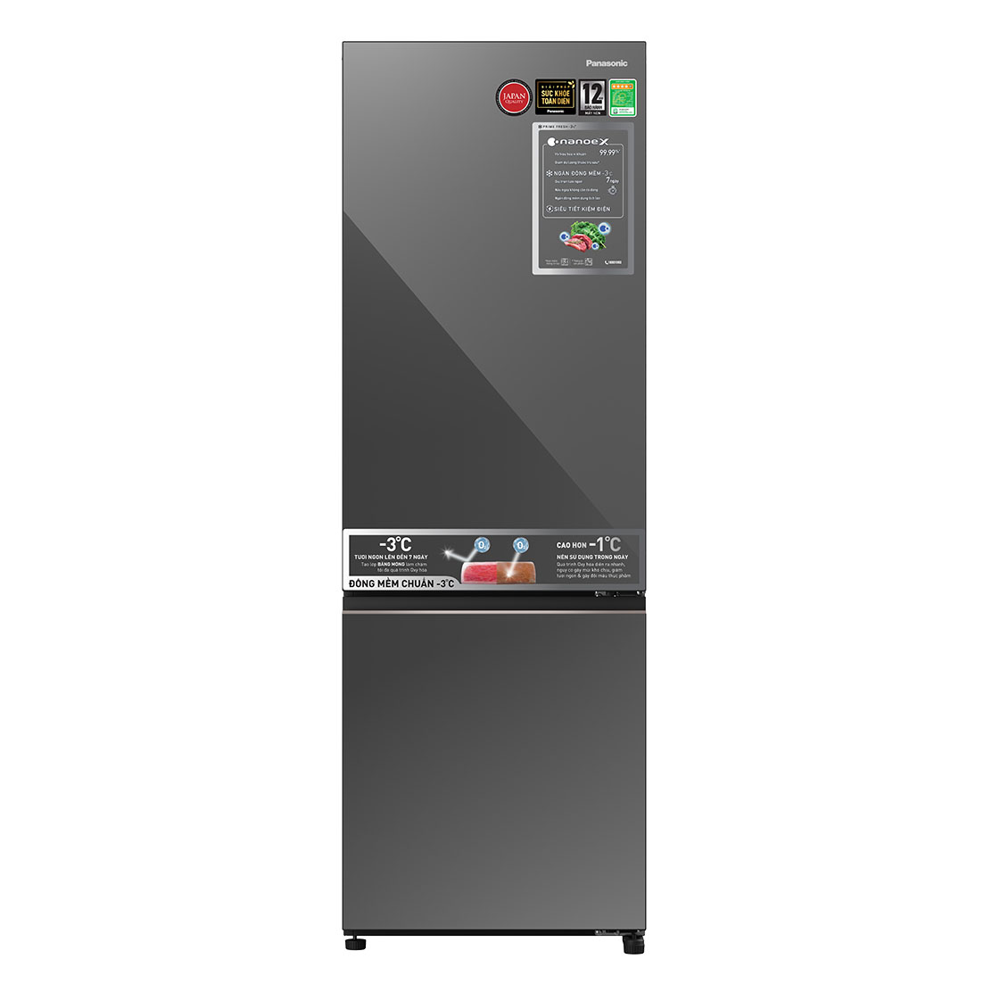 Tủ lạnh Panasonic Inverter 325L NR-BC361VGMV