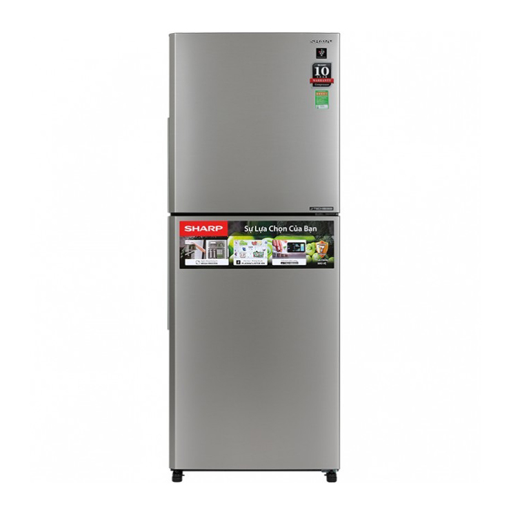 Tủ lạnh Sharp inverter 360L SJ-XP382AE-SL