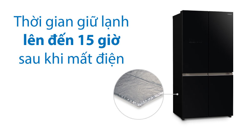 Thời gian giữ lạnh l&ecirc;n đến 15 giờ sau khi mất điện
